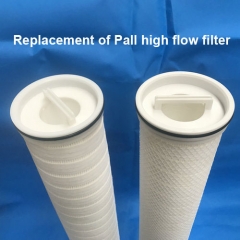 Substituição de cartucho filtrante plissado de alto fluxo da Pall