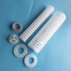 peças plásticas para cartuchos de filtro plissados