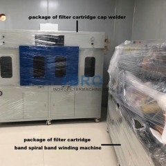 Máquina de enrolamento em espiral com fita helicoidal de cartucho de filtro (correia)
