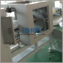 Linha de máquinas de fabricação de pregas radiais de cartucho de filtro plissado de alto fluxo