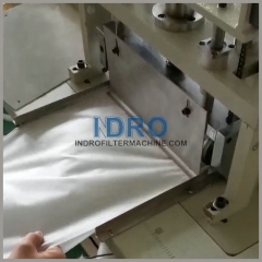 Linha de máquinas de fabricação de pregas radiais de cartucho de filtro plissado de alto fluxo