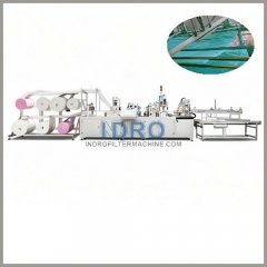 Linha de máquinas para fabricação de filtros de ar com múltiplos bolsos