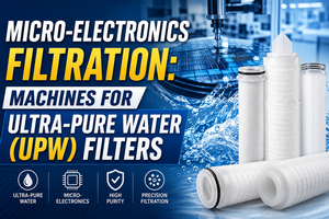Filtração Microeletrônica: Máquinas para Filtros de Água Ultrapura (UPW)