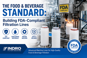 Padrão para Alimentos e Bebidas: Construindo Linhas de Filtração em Conformidade com a FDA