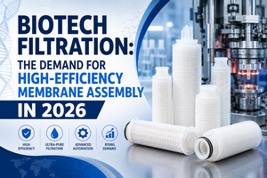 Filtração em Biotecnologia: A Demanda por Conjuntos de Membranas de Alta Eficiência em 2026