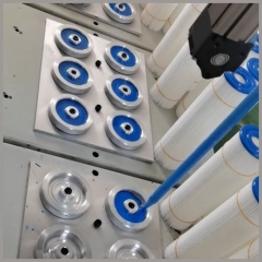 Linha de máquinas para fabricação de cartuchos de filtro plissados para piscinas/spas