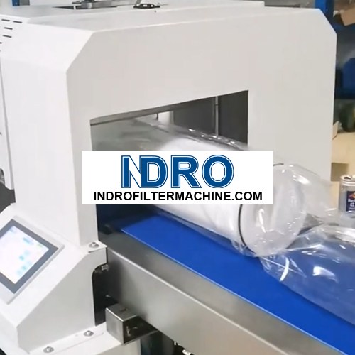 Máquina de embalagem de filtros de cartucho de alto fluxo